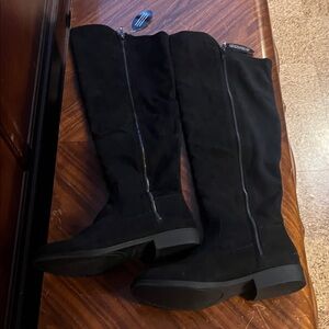 Style & Co. Black Over the Knee Boots